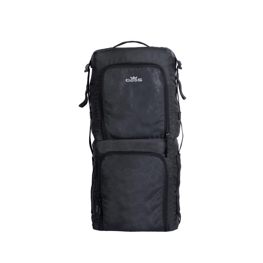 GODS Compressa compression packing cube|Compressible and Expandable Organizer(25 Ltrs, Black)