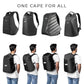 GODS Waterproof Backpack Rain Cover,No-Stitch Design to resist fluids and rain (OS,Black)