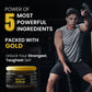 Muditam Ayurveda Shilajit Gold | boost in Strength, Stamina & Muscle building | Clinically Proven Strain | 100% Ayurvedic | 20g (Pack of 4)