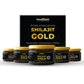 Muditam Ayurveda Shilajit Gold | boost in Strength, Stamina & Muscle building | Clinically Proven Strain | 100% Ayurvedic | 20g (Pack of 5)