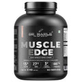 DR. HARLE's Muscle Edge Lean Mass Gainer 3kg | Weight Gainer for Men & Women | 15g Protein per Serving, Ashwagandha 500mg, Creatine 3g, Tribulus 500mg and 17 Vitamins & Minerals | 3kg Chocolate Flavour