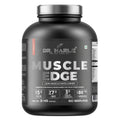 DR. HARLE's Muscle Edge Lean Muscle Mass Gainer 3kg | Weight Gainer for Men & Women | 15g Protein/Serving, Ashwagandha 500mg, Creatine 3g, Tribulus 500mg and 17 Vitamins & Minerals | 60 Servings 3kg Banana Strawberry Flavour