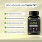 DR. HARLE Testo 7X Testosterone Booster for Men with Shilajit/Shilajeet, Tribulus, Ashwagandha, L-Arginine & Kaunch Beej | 15 Powerful Herbs Support for Enhanced Performance & Stamina - 60 Veg Tablets