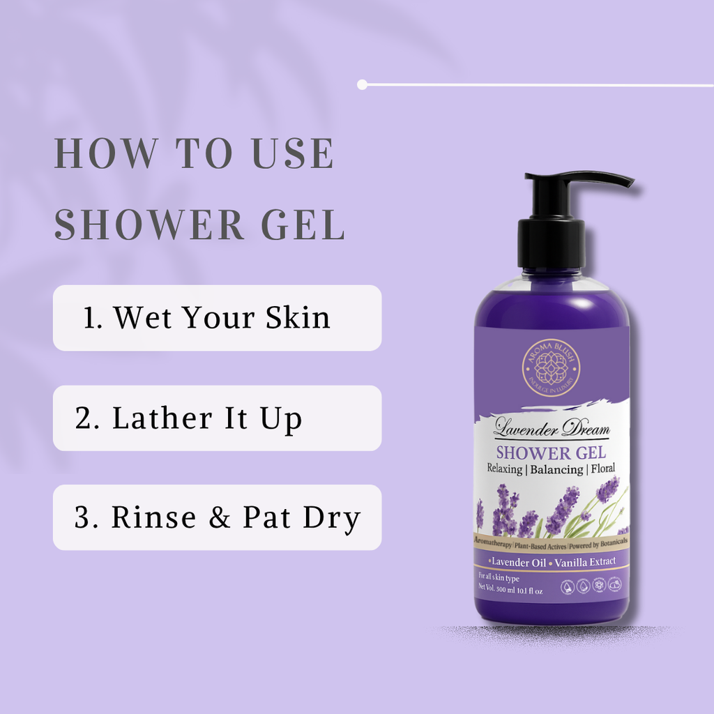AROMABLUSH Lavender Dream  Body lotion & shower gels duo's