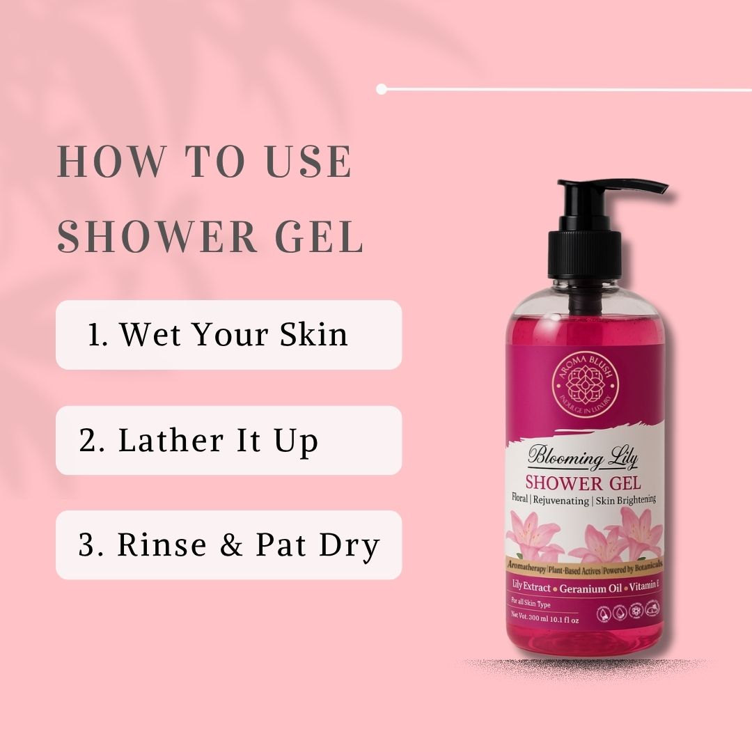 AROMABLUSH Blooming Lily  Body lotion & shower gels duo's