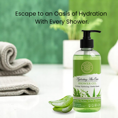 AROMA BLUSH Hydrating Aloe Qasis shower gel 300ML