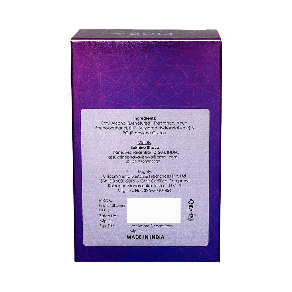 FIORA Violette Eau de Parfum | Long Lasting Luxury Fragrance | Premium EDP Perfume 100ml | Elegant Floral Perfume for Daily Sophistication