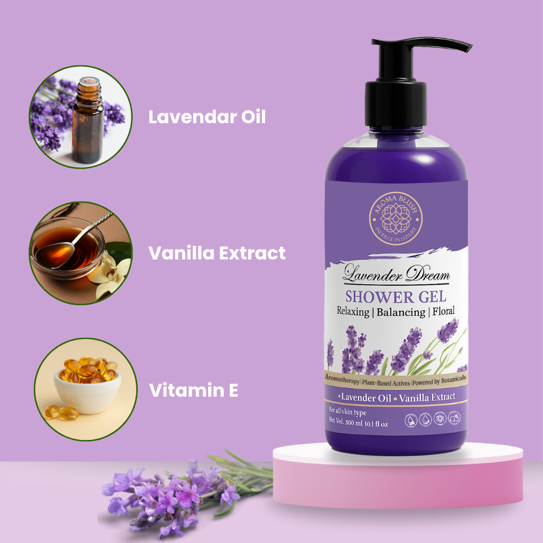 AROMA BLUSH  Lavender Dream shower gel 300 ML
