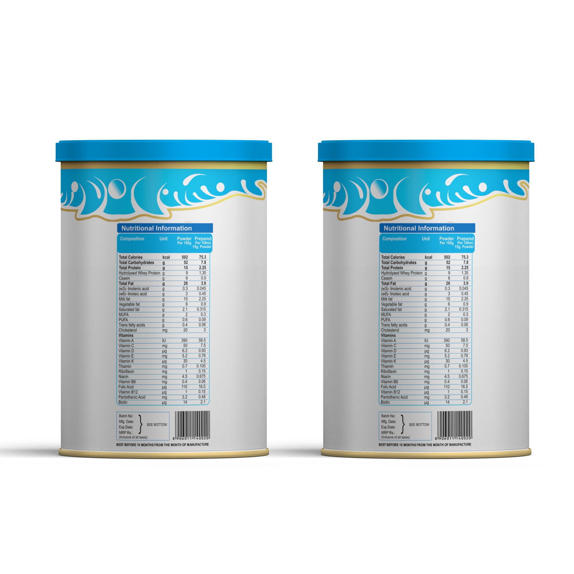 BRITISH LIFE SCIENCES MMS Follow up Formula for 6-12 Month Old Babies | Stage 2 Infant Formula for Overall Development | 400 g (Pack of 2)
