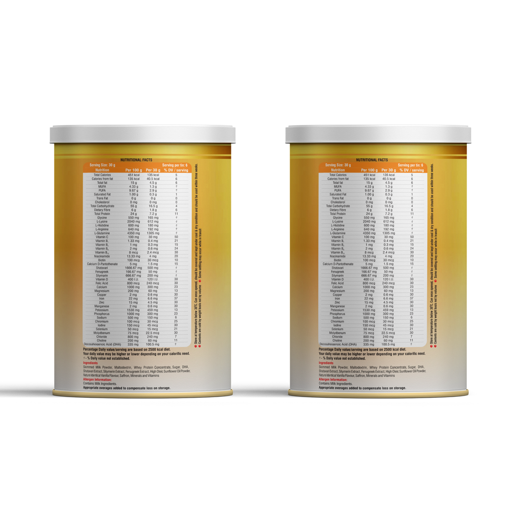 BRITISH LIFE SCIENCES PVT LTD ; Nutrition For A Healthy Beginning Natocare-Lactation Supplement Powder For Breastfeeding Mothers-Shatavari & Fenugreek Extract To Increase Milk Supply,200G (Vanilla) (Pack of 2)