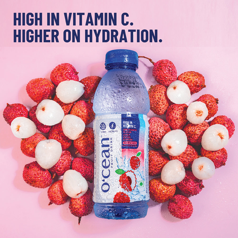 Ocean Fruit Drink Lively Lychee 500 ml(Pack of 24)