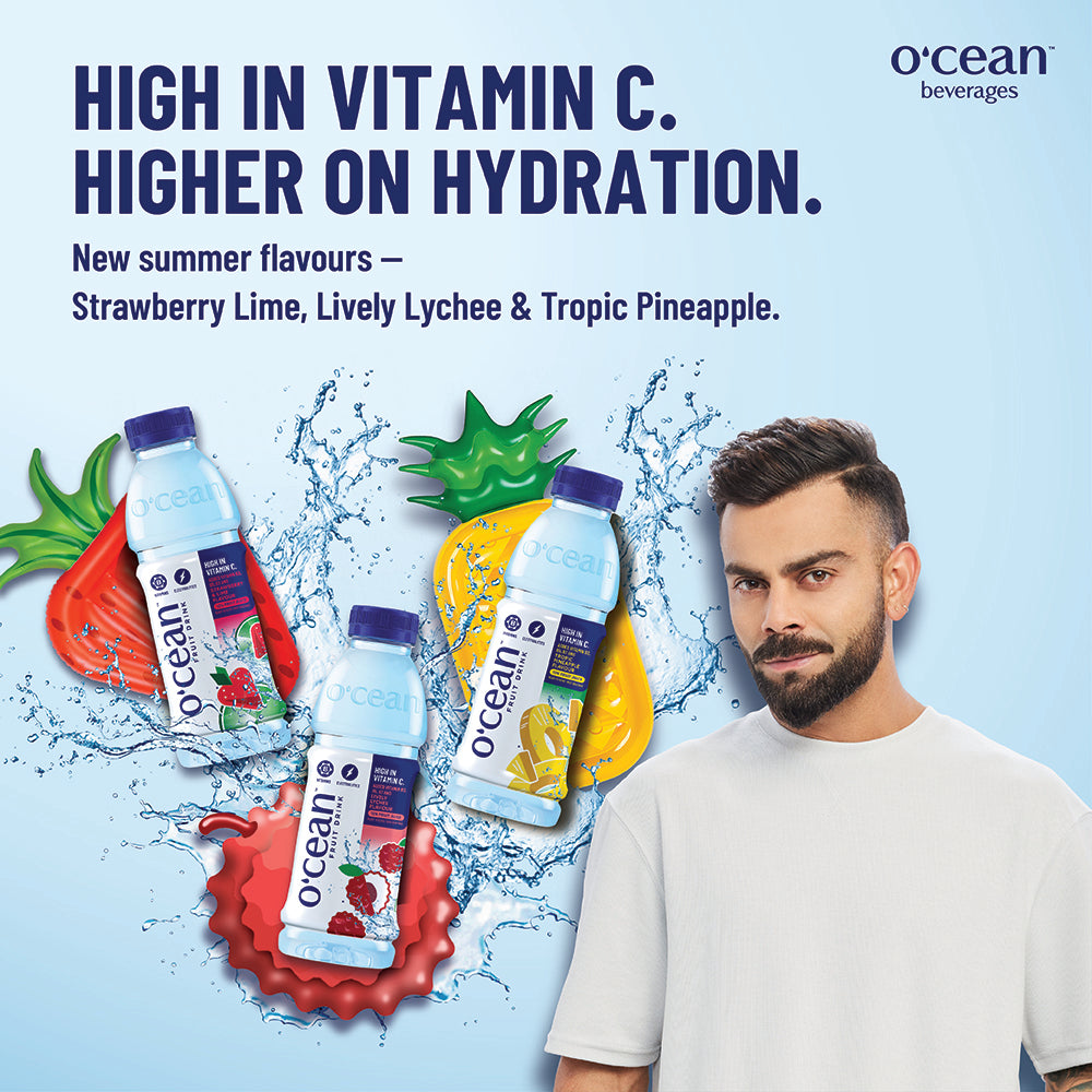 Ocean Fruit Drink Lively Lychee 500 ml(Pack of 24)