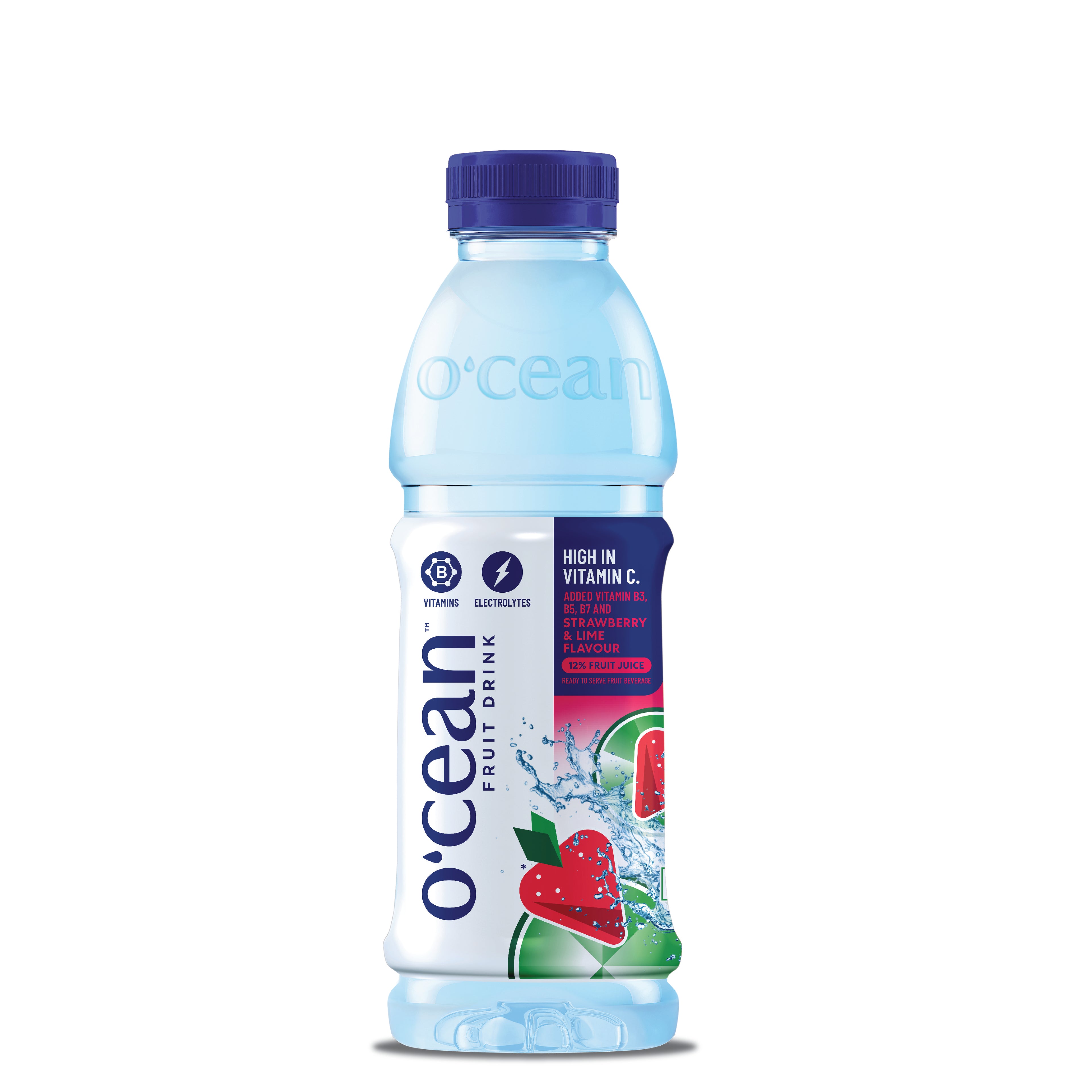 Ocean Fruit water Strawberry and lime (Pack Of 24)