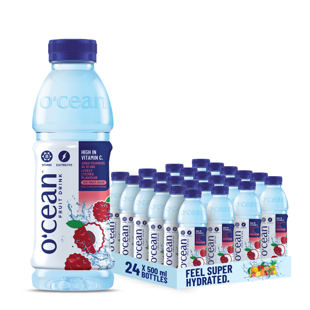 Ocean Fruit Drink Lively Lychee 500 ml(Pack of 24)