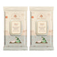 Baby Forest Mulmul Baby Wipes, Ultra-soft, Water-based, 3X thicker and softer wipes 72 Wipes, Pack of 2