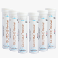 Glutone-Revive Effervescent Collagen Tablets – 2500 mg Wellnex Di-Peptide Marine Collagen|Supports Skin Hydration, Elasticity, Smooth Texture | For Men & Women | 60 Blueberry Flavour Tablets