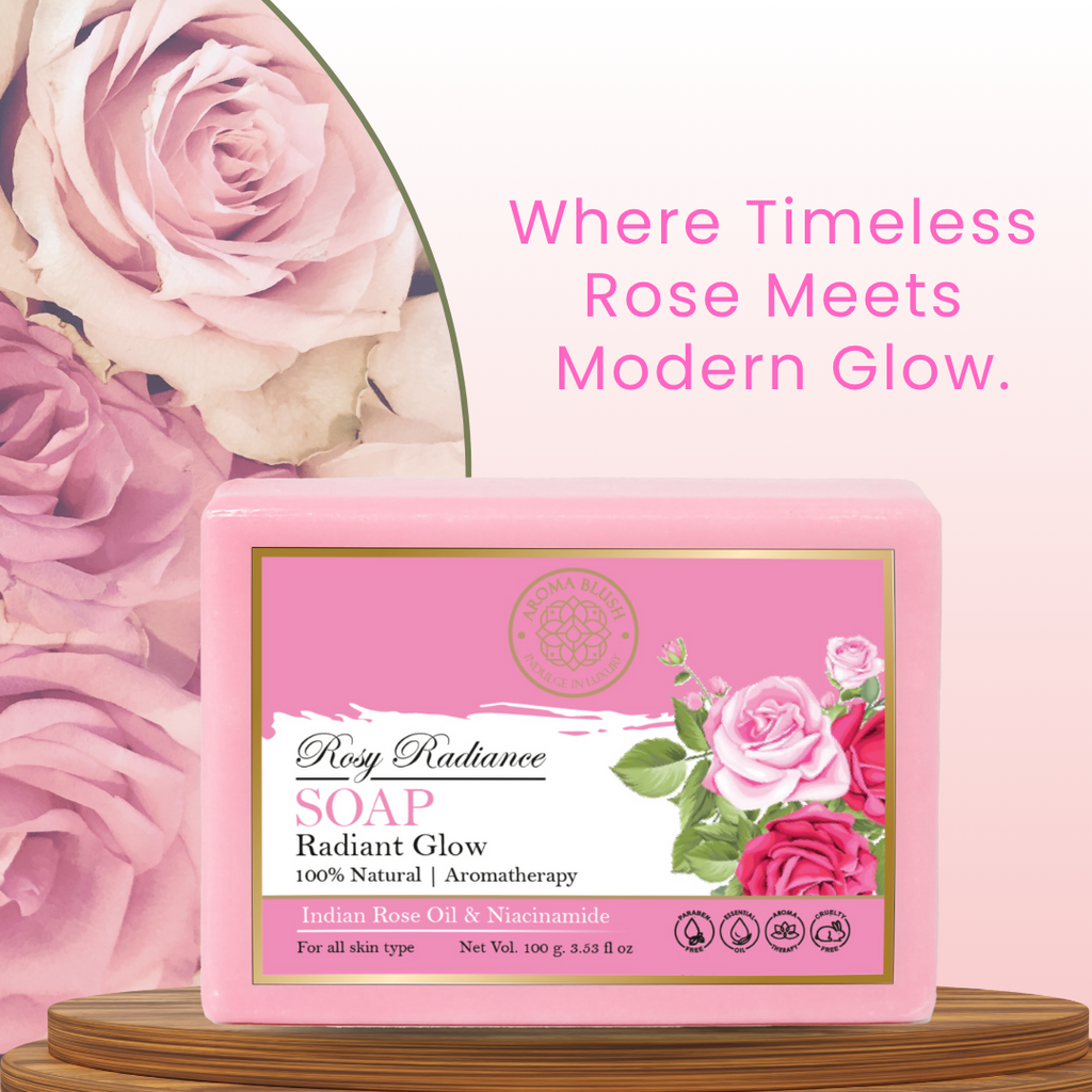 AROMABLUSH Lavender Dream & Rosy Radiance Combo Soap