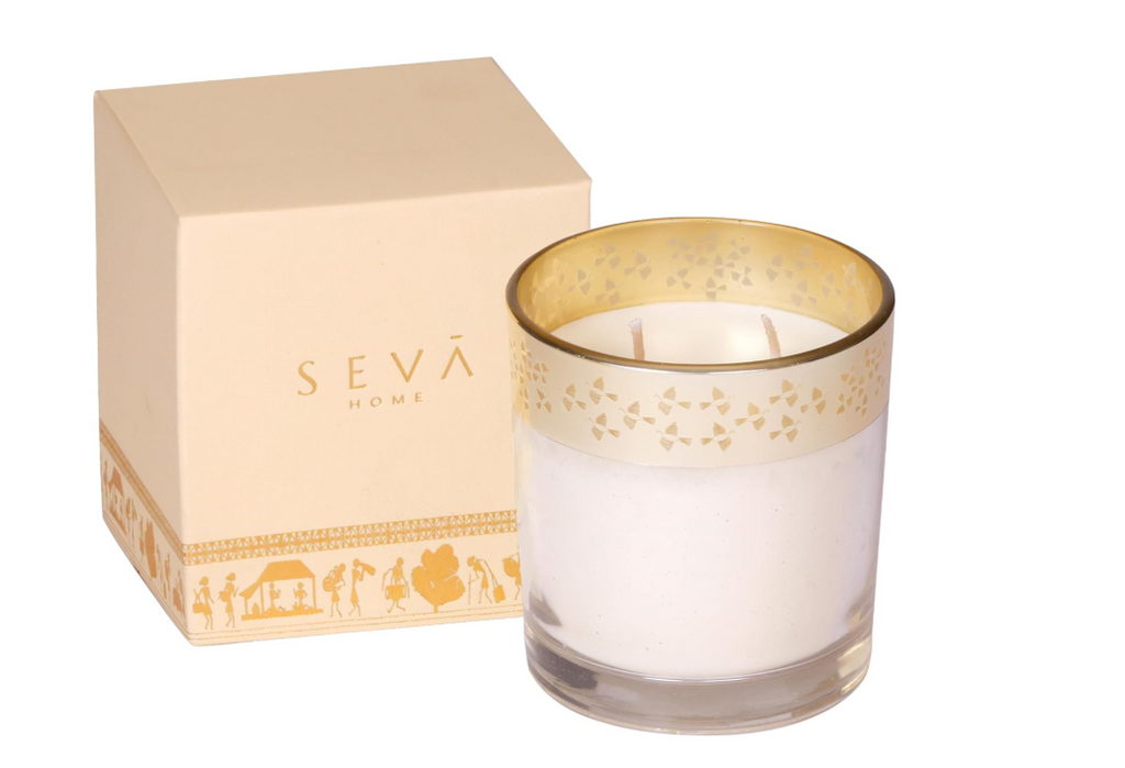 Enchante Candle - Dil Se (Saffron Silk - Birds)