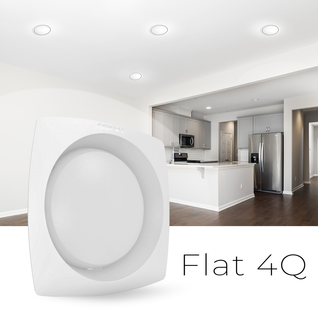 CORVI LED Flat 4Q Square 6W Ceiling Panel Light | Slim, Compact, Dimmable & Driverless | Warm White 3000K | Backlit for Maximum Output | Ideal for False Ceilings & Home Lighting (Pack of 3)
