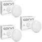 CORVI LED Surface 4 Round 6W | Slim, Driverless, Dimmable Ceiling Panel Light | Full Glow Warm White 3000K | Surface Mount, No False Ceiling Needed (Pack of 3)
