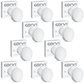 CORVI LED Surface 6 Round 15W | Dimmable & Driverless Ceiling Panel Light | Full Glow, No False Ceiling Required | Slim & Compact |  White 5700K (Pack of 10)