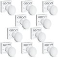 CORVI LED Surface 6 Round 15W | Dimmable & Driverless Ceiling Panel Light | Full Glow, No False Ceiling Required | Slim & Compact | Easy White 4000K (Pack of 10)