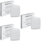 CORVI LED Surface 6S Square 15W | Dimmable, Driverless Ceiling Panel Light | Slim, Full Glow, No False Ceiling Required | Easy White 4000K (Pack of 3)