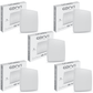 CORVI LED Surface 6S Square 15W | Dimmable, Driverless Ceiling Panel Light | Slim, Full Glow, No False Ceiling Required |  White 5700K (Pack of 5)