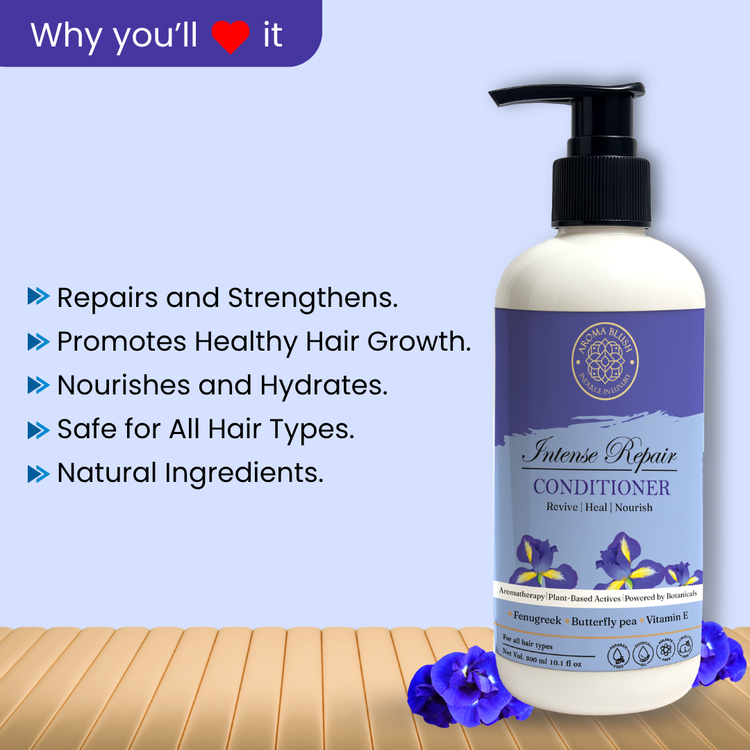 AROMABLUSH Intense Repair  Shampoo & Conditioner Combo