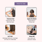 AROMABLUSH Onion Root Renewal  Shampoo, Conditioner & Hairmask Combo
