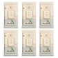 Baby Forest Mulmul Baby Wipes, Ultra-soft, Water-based, 3X thicker and softer wipes 72 Wipes, Pack of 6