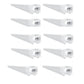 CORVI LED Tube Light 2, 12W Linkable | 1/2 Meter Slim & Compact Driverless Design | Full Glow Warm White 3000K | Energy-Efficient Lighting for Home & Office (Pack of 10)