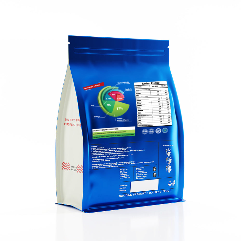 Apex Vitals Whey Protein Isolate Chocolate Hazelnut 2000 gm
