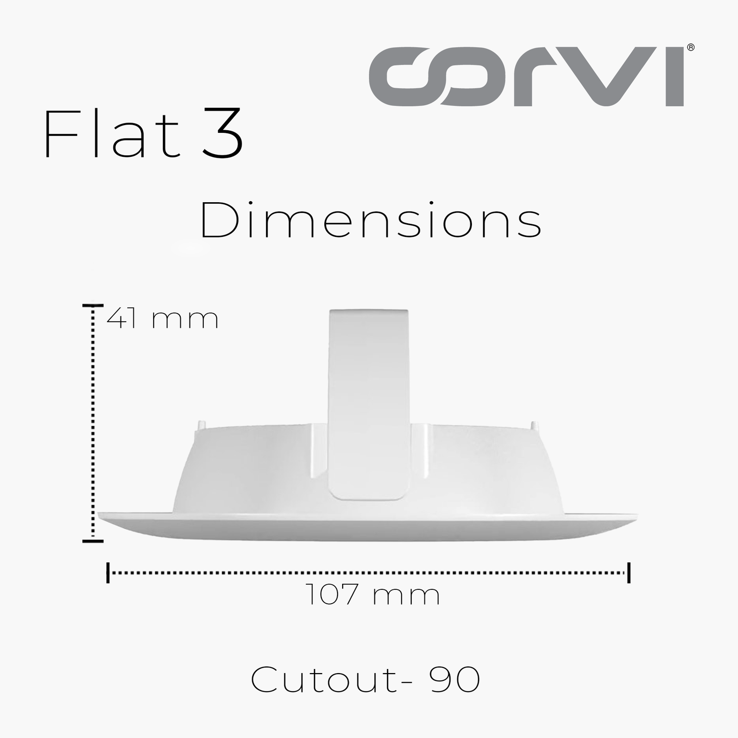 CORVI LED Flat3 6W Round Ceiling Light | Dimmable & Backlit | Easy White 4000K | Slim Driverless LED Panel with Junction Box | Ideal for False Ceilings & Home Use (Pack of 10)