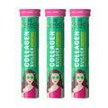 Chicnutrix Plant Based Collagen Builder | Vitamin C & E with Biotin | Bamboo & Acerola Extract | Skin Cell Renewal & Protection for Healthy & Young-Looking Skin | 60 Blueberry Flavoured Effervescent Tablets