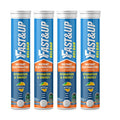 Fast&Up Reload electrolyte energy and hydration - sports drink - 20 effervescent tablets - Mango flavour (Pack of 4)